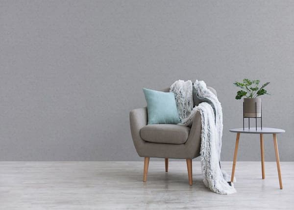 Enfärgad tapet M1-No.2986 Non-woven tapet Grå enfärgad tapet