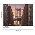 Miniatyrbild 1 av 3: City Fototapet M1-No.60381 - Tadessi - Digitaltryck - Brun - Grå - Bridge - New York