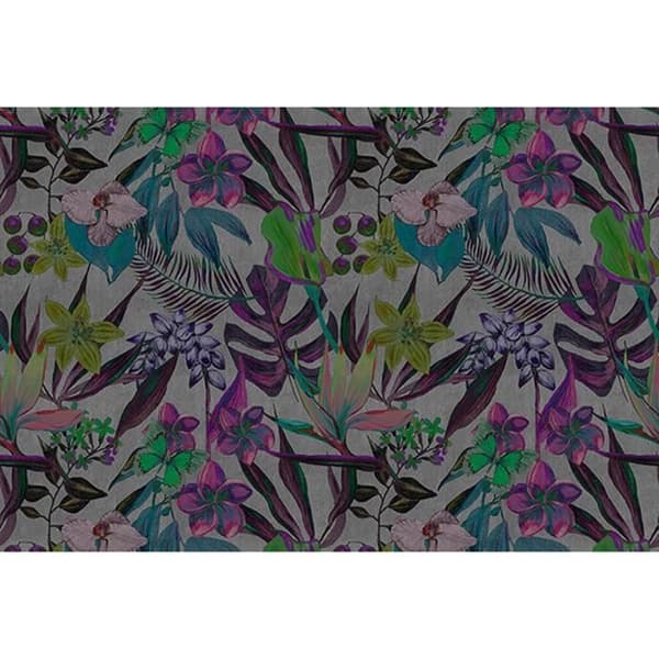 Fototapet Blommor M1-No.60573 - Tadessi - Digitaltryck - Färgglada - Grå - Växter