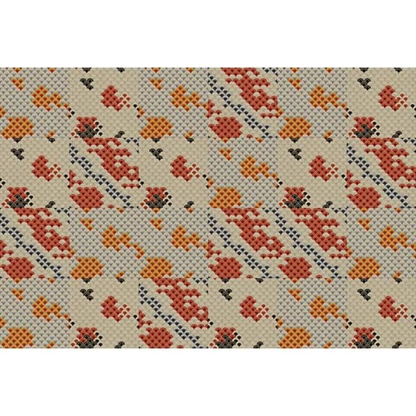 3D Fototapet M1-No.60865 - Tadessi - Digitaltryck - Beige - Orange