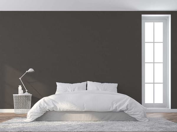 Enfärgad tapet M1-No.3177 Non-woven tapet Antracit Enfärgad tapet