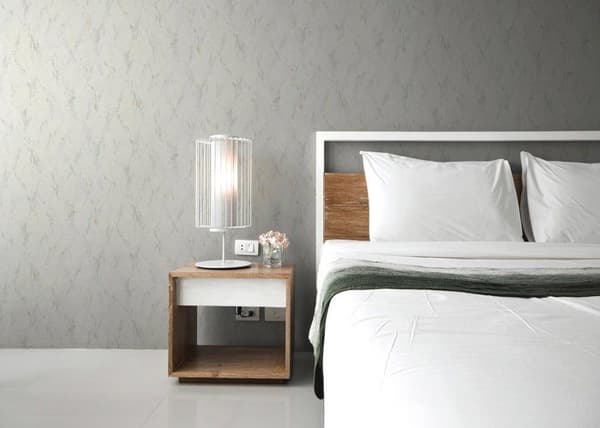 Vintage M1-No.3213 Tapet i vitt Vintage Retro