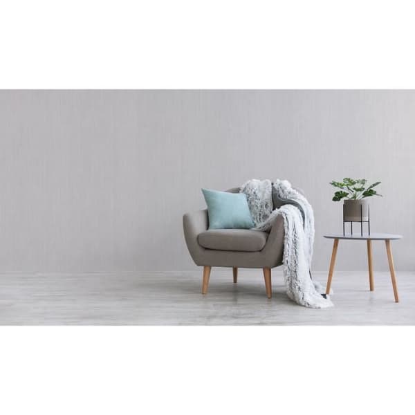 Enfärgad tapet M1-No.3291 | Non-woven tapet | Grädde | Unicolor
