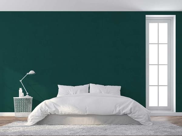 Enfärgad tapet M1-No.3174 Non-woven tapet Grön Enfärgad tapet