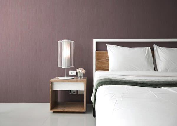 Enfärgad Tapet M1-No.3180 Non-Woven Tapet Rosa Enfärgad Tapet