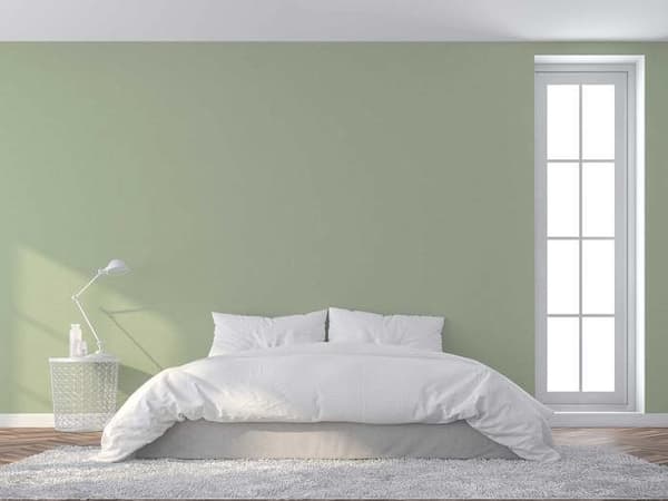 Enfärgad tapet M1-No.3283 Non-woven tapet Grön enfärgad tapet