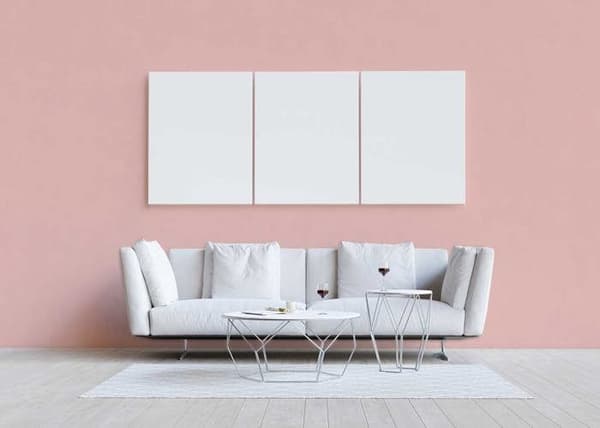Enfärgad Tapet M1-No.3248 Non-woven Tapet Rosa Enfärgad Tapet