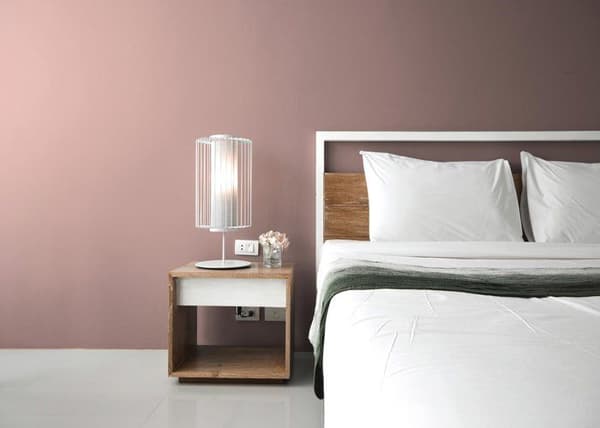 Enfärgad Tapet M1-No.3248 Non-woven Tapet Rosa Enfärgad Tapet
