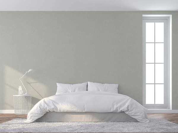 Enfärgad tapet M1-No.3184 Tapet av non-woven Grå enfärgad tapet