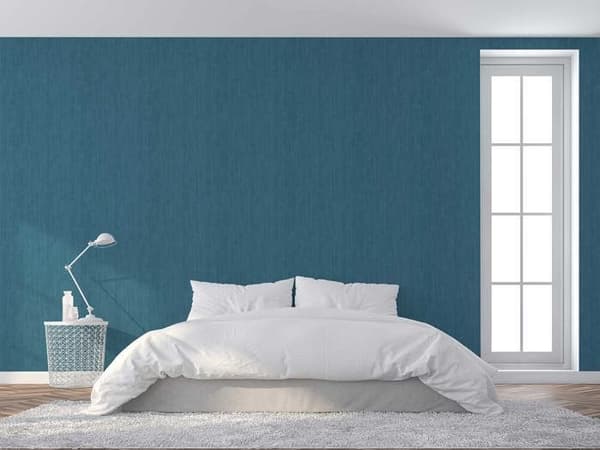 Enfärgad Tapet M1-No.3290 Tapet Non-Woven Blå Enfärgad Tapet
