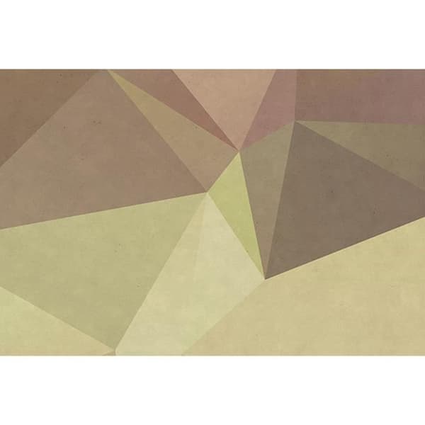 3D-tapet M1-No.60663 Digitaltryck Grön Brun Grafisk