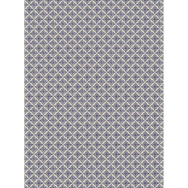 Tapet imitera kakel M1-No.60727 Digitalt tryck Blå Vit Kräm Vintage