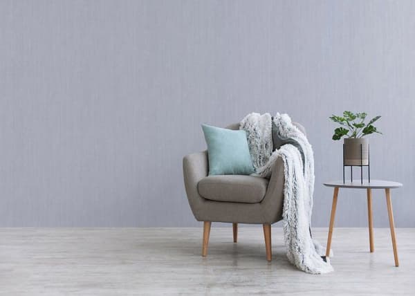 Enfärgad Tapet M1-No.3285 Non-woven Tapet Grå Enfärgad Tapet