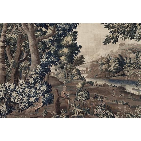 Panoramafototapet M1-No.61227 - Tadessi - Digitaltryck - Blå - Brun - Skog - Träd