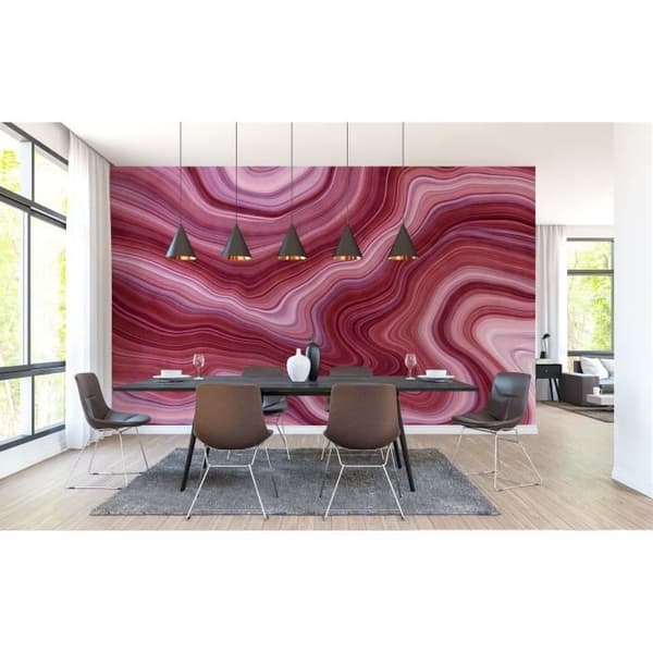 Marmor Fototapet M1-No.60592 - Tadessi - Digitaltryck - Lila - Röd - Modern