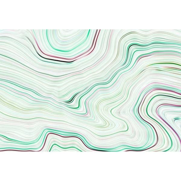 Marmor Fototapet M1-No.60553 - Tadessi - Digitaltryck - Grön - Vit