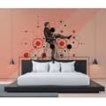 Miniatyrbild 3 av 3: Tapet M1-No.61146 digitaltryck orange svart abstrakt