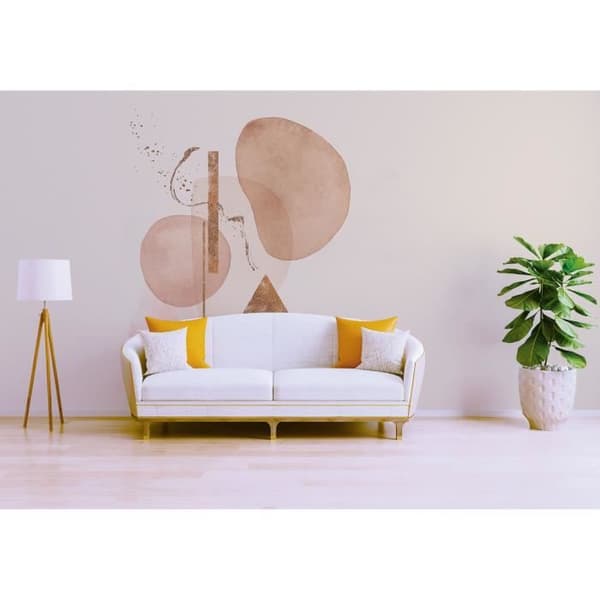 Tapet M1-No.61299 digitaltryck rosa brons abstrakt