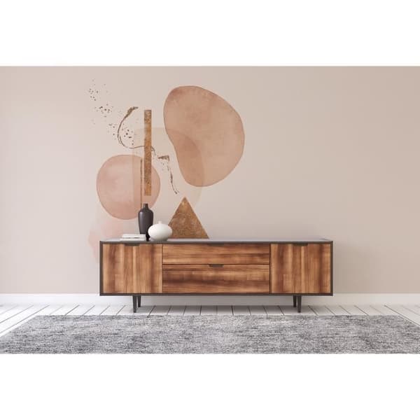 Tapet M1-No.61299 digitaltryck rosa brons abstrakt