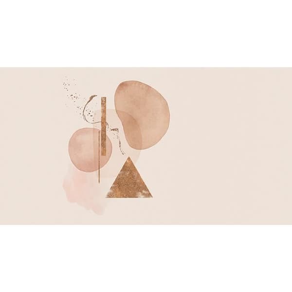 Tapet M1-No.61299 digitaltryck rosa brons abstrakt