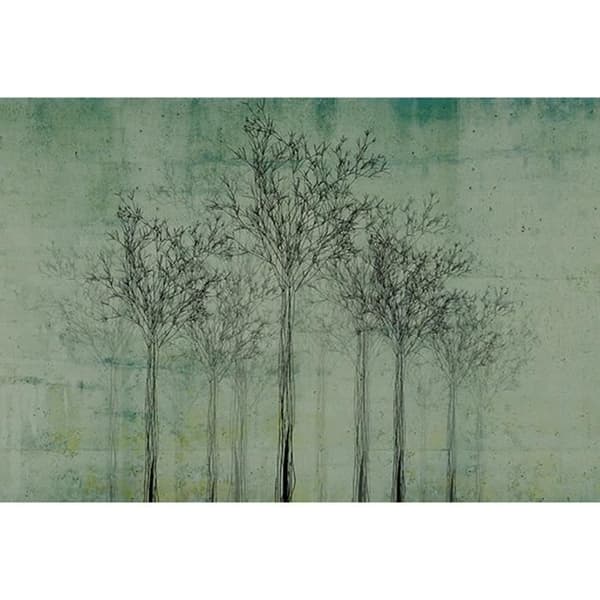 Skogsfototapet M1-No.60308 - Tadessi - Digitaltryck - Grön - Svart - Natur