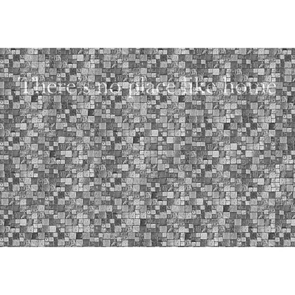 Fototapet imiterad sten M1-nr.60154 - Tadessi - Digitaltryck - Vit - Grå