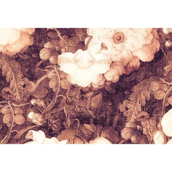 Tapet blommor M1-No.60018 digitaltryck orange vit natur rosor floral