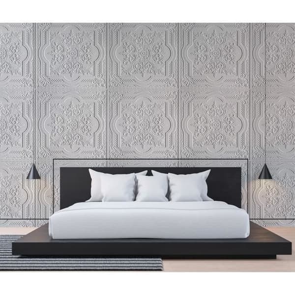 Barocktapet M1-Nr.60692 Digitaltryck Vit