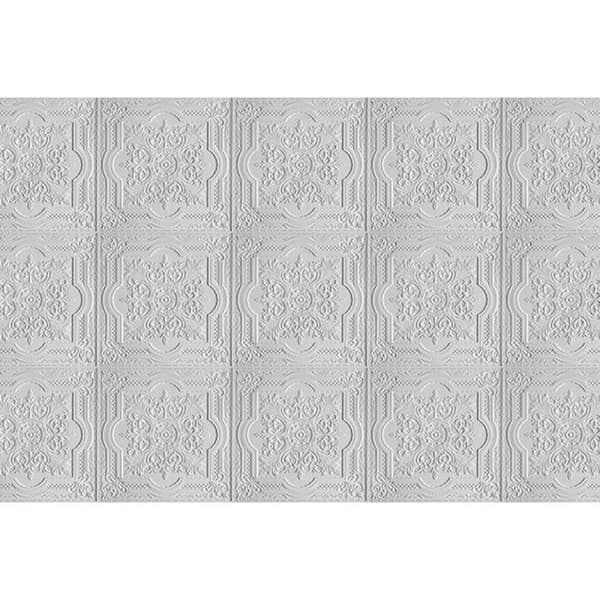 Barocktapet M1-Nr.60692 Digitaltryck Vit