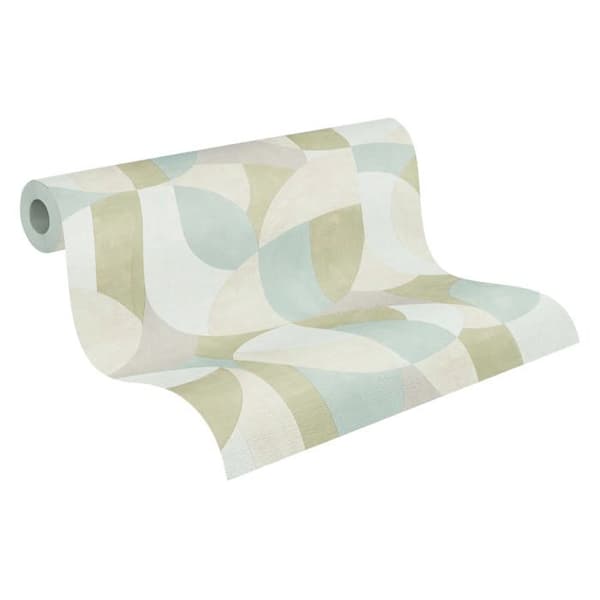 Non-woven tapet 399324 grå ecru Beige grafisk French Affair A.S. Creation