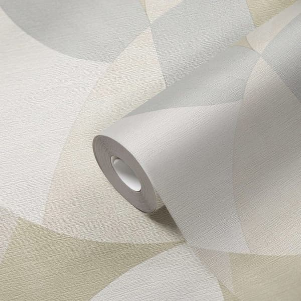 Non-woven tapet 399324 grå ecru Beige grafisk French Affair A.S. Creation
