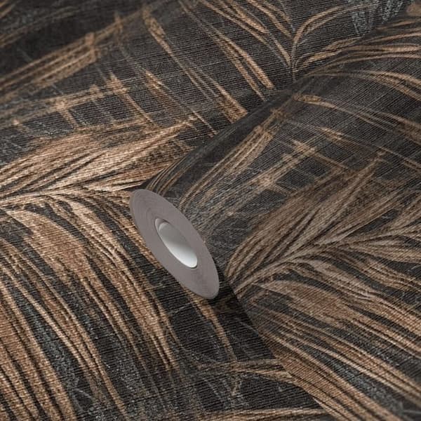 Non-woven tapet - svart - beige - Mönstrade tapeter - blommor / blommig - Michalsky 6 - A.S