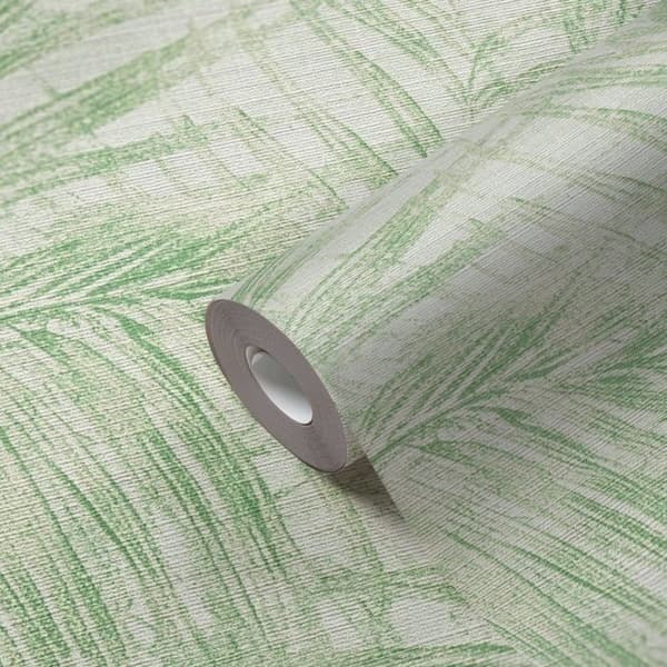 Non-woven tapet - ecru - grön - Mönstrade tapeter - blommor / blommig - Michalsky 6 - A.S
