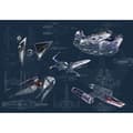 Miniatyrbild 3 av 5: Komar Digitalt Tapet Foto Non-woven Star Wars Plan Rymdskepp 280 x 400 cm