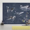 Miniatyrbild 1 av 5: Komar Digitalt Tapet Foto Non-woven Star Wars Plan Rymdskepp 280 x 400 cm