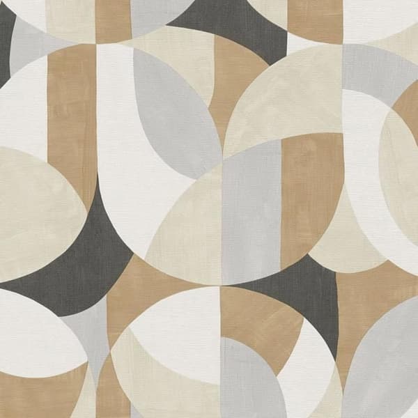 Non-woven tapet 399321 vit beige Schwarz svart grafisk French Affair A.S. Creation