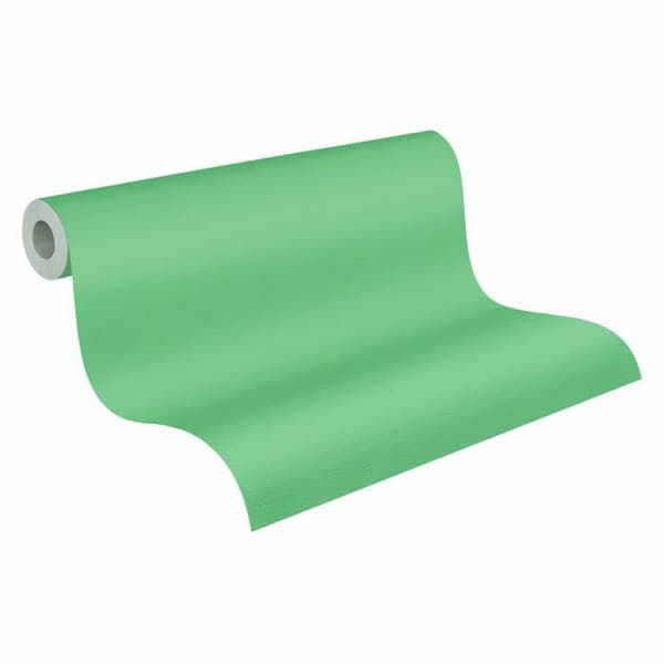 Non-woven tapet 395801 grön Enfärgad fransk affär A.S. Creation