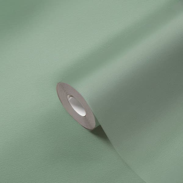 Non-woven tapet 395801 grön Enfärgad fransk affär A.S. Creation