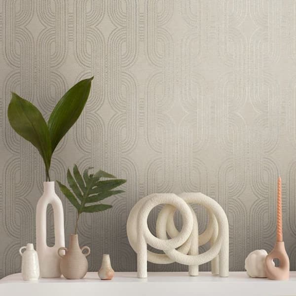 Non-woven tapet 399371 beige Grau grå grafisk French Affair A.S. Creation