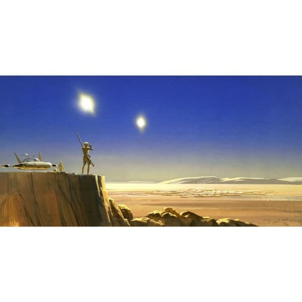 Komar Tapet Fotografi Star Wars Rymdport Mos Eisley 250 x 500 cm Intissé