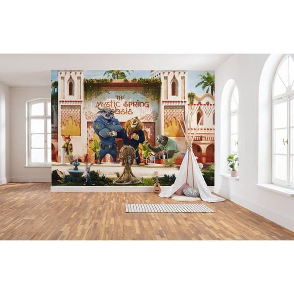 Komar Tapet Foto Disney Zootopia djur tjur lejon får 250 x 350 cm Non-woven