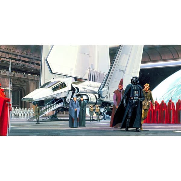 Komar Tapet Foto Star Wars Dödsstjärnan Shuttle 250 x 500 cm Non-woven Darth Vader