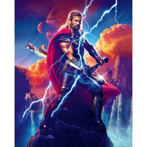 Komar Tapet digitalt Foto Marvel Rättvisa Thor Gud av Åska 250 x 200 cm Non-woven