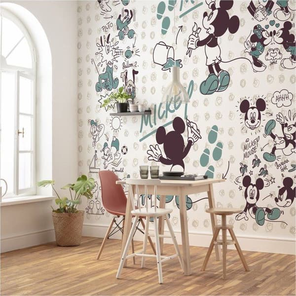 Komar Tapet Foto Disney Mickey och hans Vänner 280 x 350 cm Non-woven Klassisk