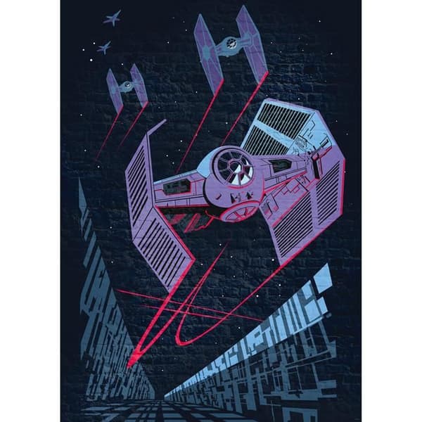 Komar Fototapet Star Wars Betong TIE-Fighter Dödsstjärna 280 x 200 cm Non-woven