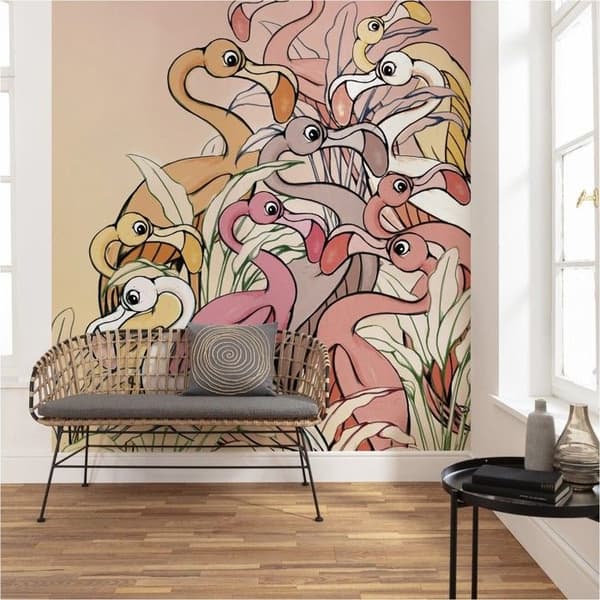 Komar Tapet Foto Flamant och liljor från Disney 280 x 200 cm Non-woven Lejonkungen
