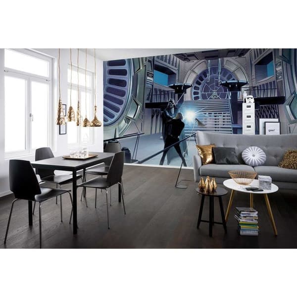 Komar Tapet Foto Star Wars Duel Jedi Luke Darth Vader 250 x 500 cm Non-woven
