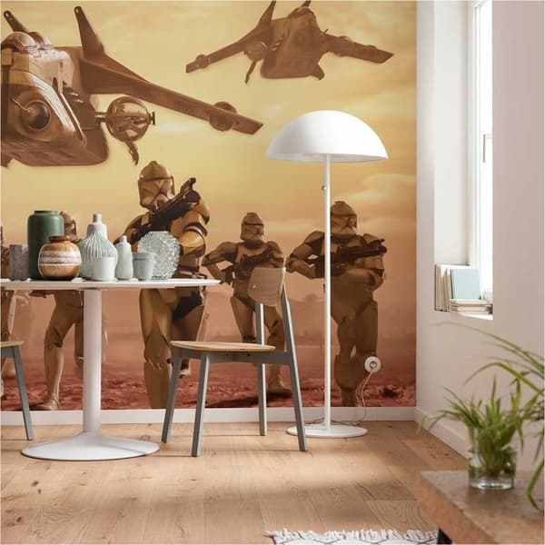 Komar Fototapet på Non-woven Star Wars Klonarmén 260 x 400 cm Rymdfartyg
