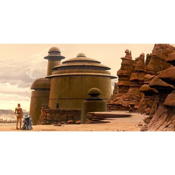 Komar Tapet Fotografi Star Wars Droids Jabba Palat 250 x 500 cm Non-vävd