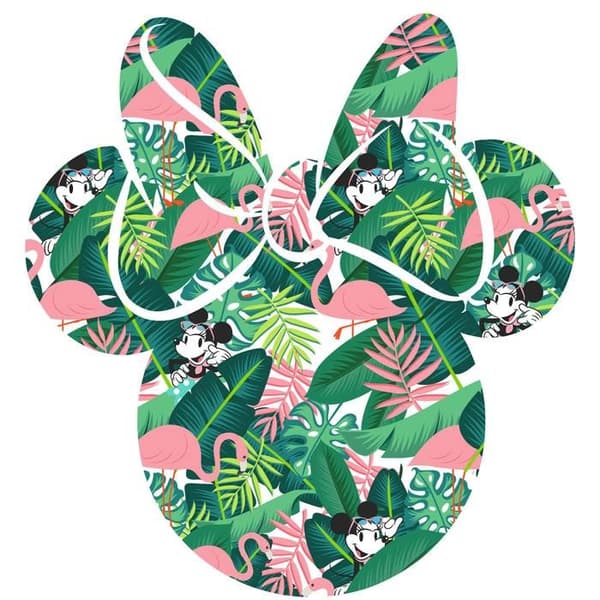 Komar Digitalt Fototapet på Non-Woven Disney Minnies Huvud 125 x 125 cm Klistermärke Barn